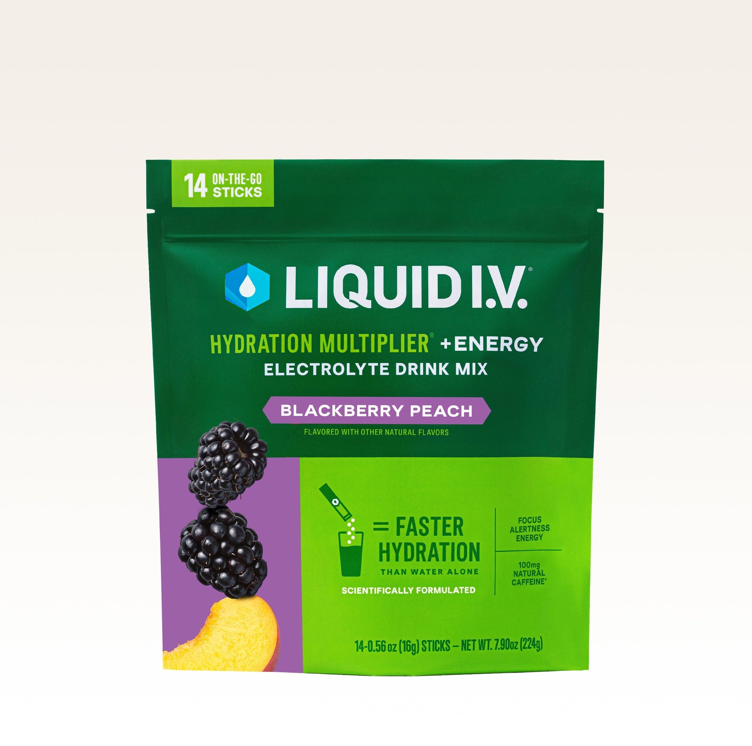 Blackberry Peach Hydration Multiplier® +Energy - Berry Energy Pick