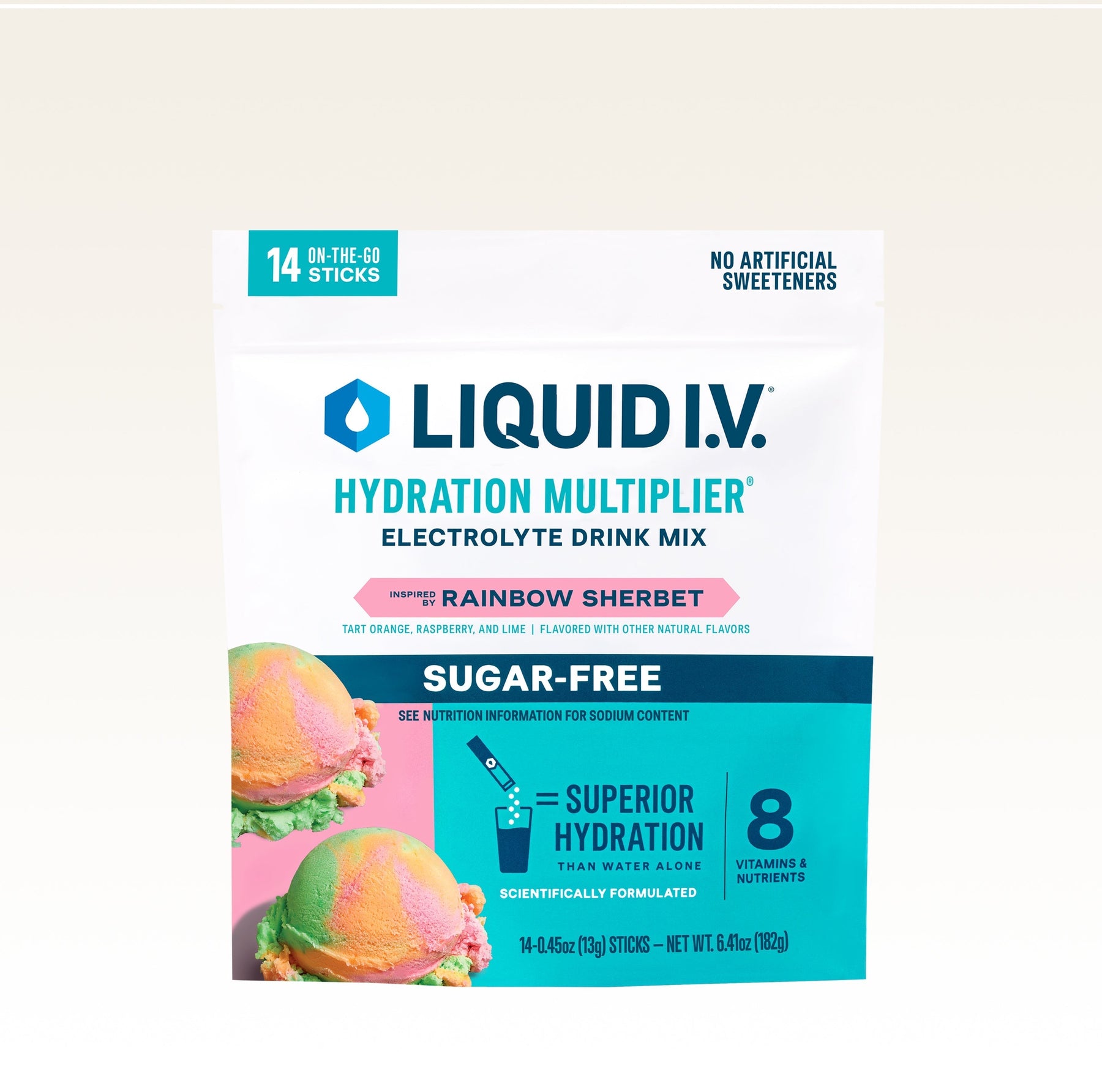 Rainbow Sherbet Hydration Multiplier® Sugar-Free - Sweet Lite Hydration